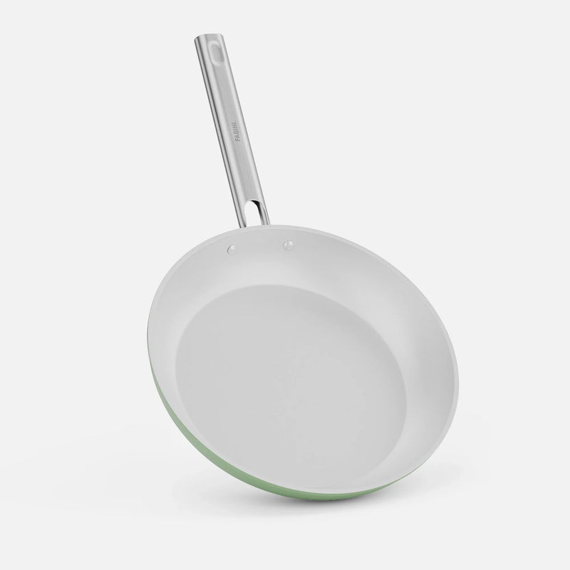 Panvica Meda 5.0 Standard, ø 28 cm - Nepriľnavá panvica s keramickým povrchom bez pokrievky, šalviovo zelená