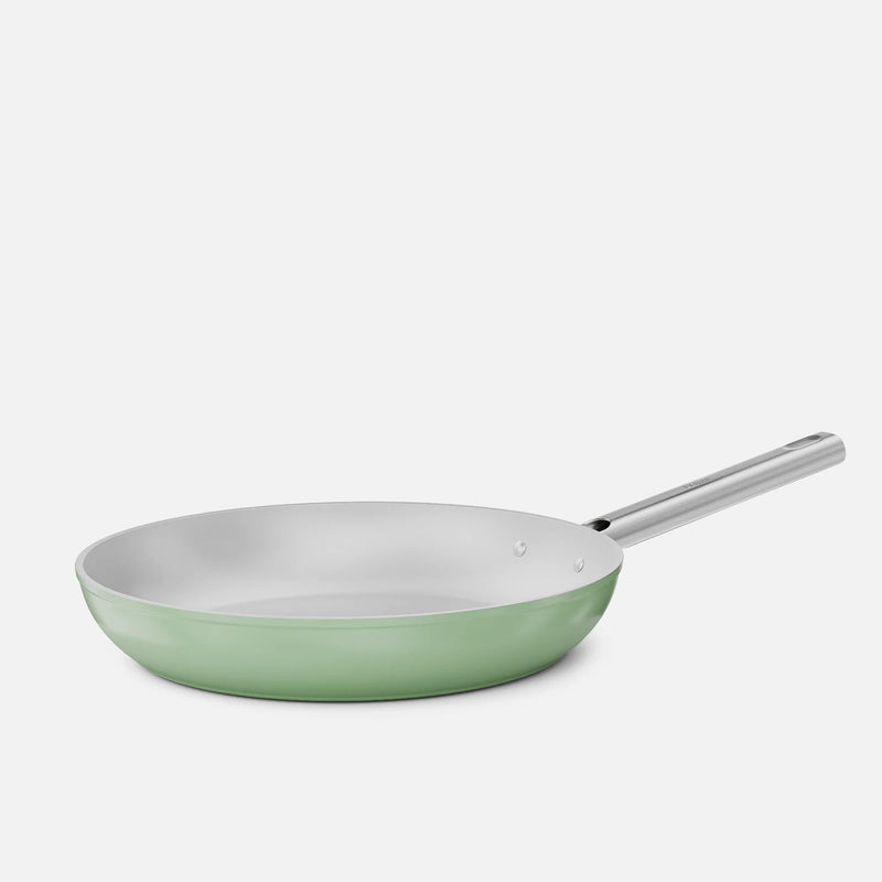 Panvica Meda 5.0 Standard, ø 30 cm - Nepriľnavá panvica s keramickým povrchom bez pokrievky, šalviovo zelená