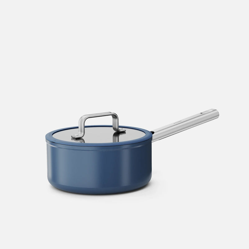 Rajnica Meda 5.0 Standard, ø 20 cm (2,4 l) - Nepriľnavá rajnica s keramickým povrchom s pokrievkou, modrá