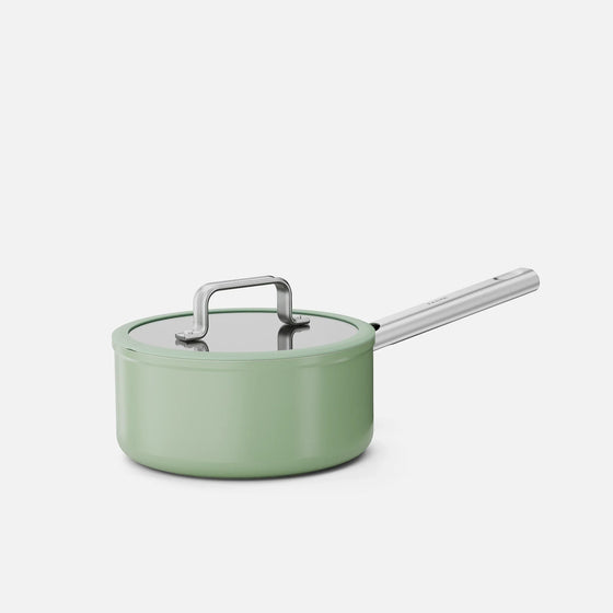 Rajnica Meda 5.0 Standard, ø 20 cm (2,4 l) - Nepriľnavá rajnica s keramickým povrchom s pokrievkou, šalviovo zelená