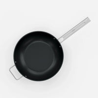 Panvica wok Meda 5.0 Standard, ø 28 cm - Nepriľnavá panvica s keramickým povrchom s pokrievkou, čierna