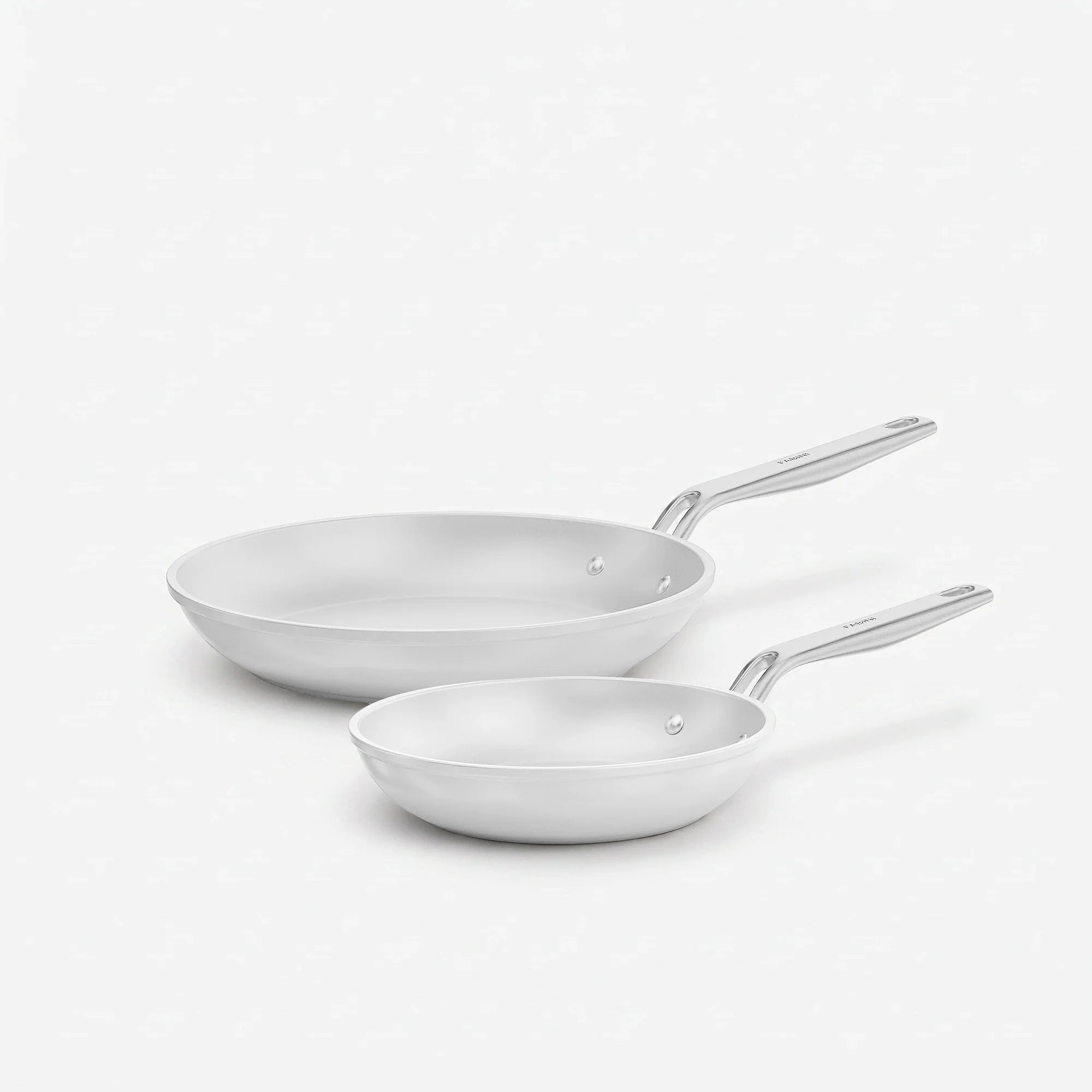 Sada panvíc Meda 5.0 Pro, ø 20 cm + ø 26 cm, 2 diely - Nepriľnavé panvice s keramickým povrchom, svetlosivé