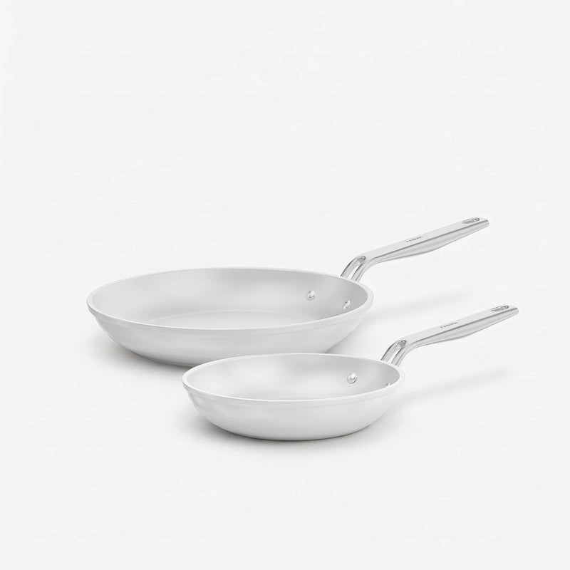 Sada panvíc Meda 5.0 Pro, ø 20 cm + ø 26 cm, 2 diely - Nepriľnavé panvice s keramickým povrchom, svetlosivé