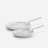 Sada panvíc Meda 5.0 Pro, ø 24 cm + ø 28 cm, 2 diely - Nepriľnavé panvice s keramickým povrchom, svetlosivé