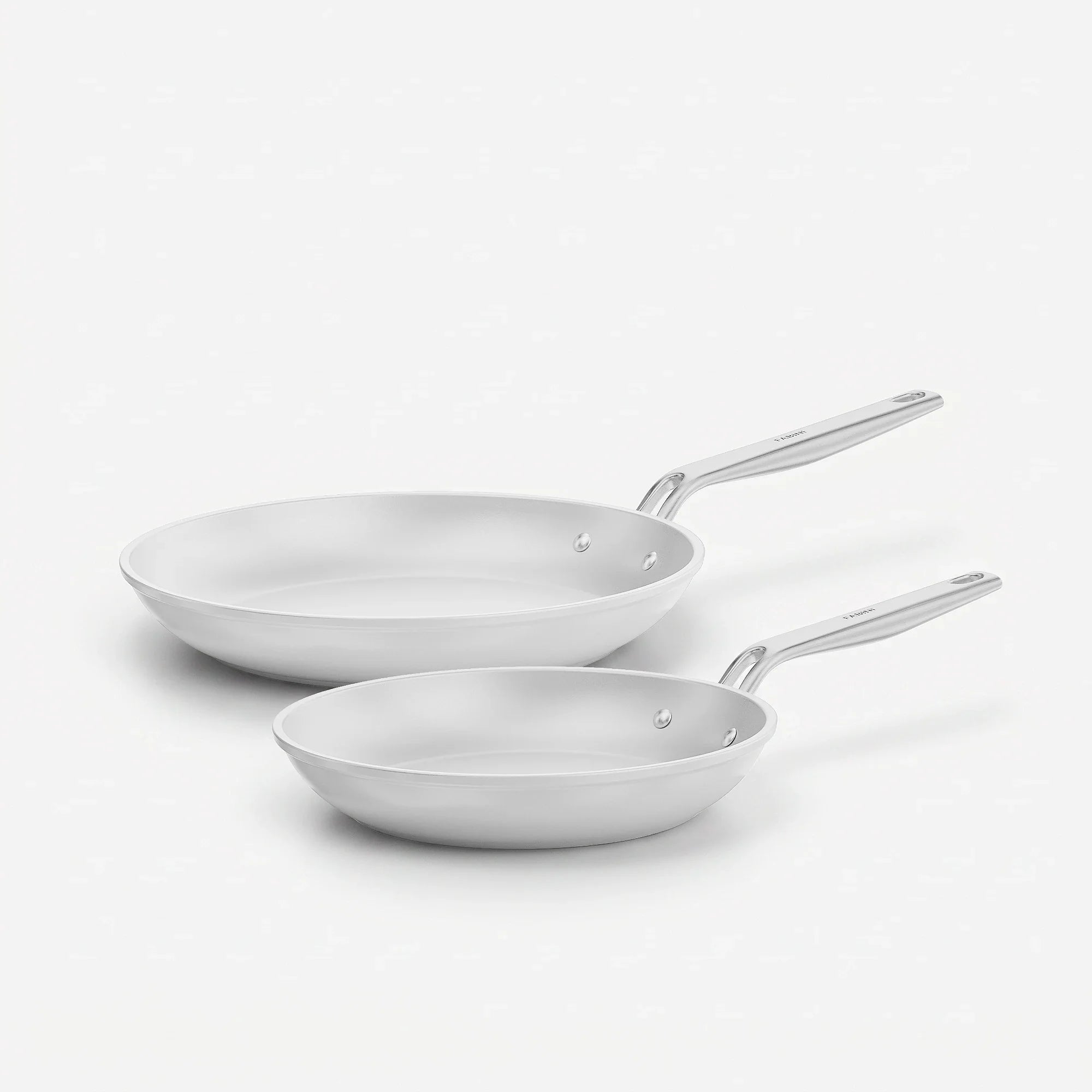 Sada panvíc Meda 5.0 Pro, ø 24 cm + ø 28 cm, 2 diely - Nepriľnavé panvice s keramickým povrchom, svetlosivé