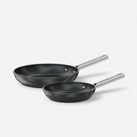 Sada panvíc Meda 5.0 Standard, ø 20 cm + ø 26 cm, 2 diely - Nepriľnavé panvice s keramickým povrchom, čierne
