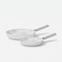 Sada panvíc Meda 5.0 Standard, ø 20 cm + ø 26 cm, 2 diely - Nepriľnavé panvice s keramickým povrchom, krémové