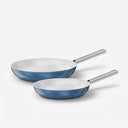 Sada panvíc Meda 5.0 Standard, ø 24 cm + ø 28 cm, 2 diely - Nepriľnavé panvice s keramickým povrchom, modré