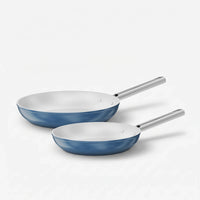 Sada panvíc Meda 5.0 Standard, ø 24 cm + ø 28 cm, 2 diely - Nepriľnavé panvice s keramickým povrchom, modré