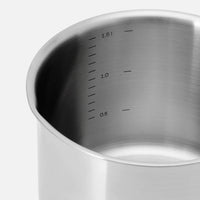 Mliekovar Solo, ø 14 cm (1,5 l) - Nerezový beznitový mliekovar z viacvrstvovej nerezovej ocele