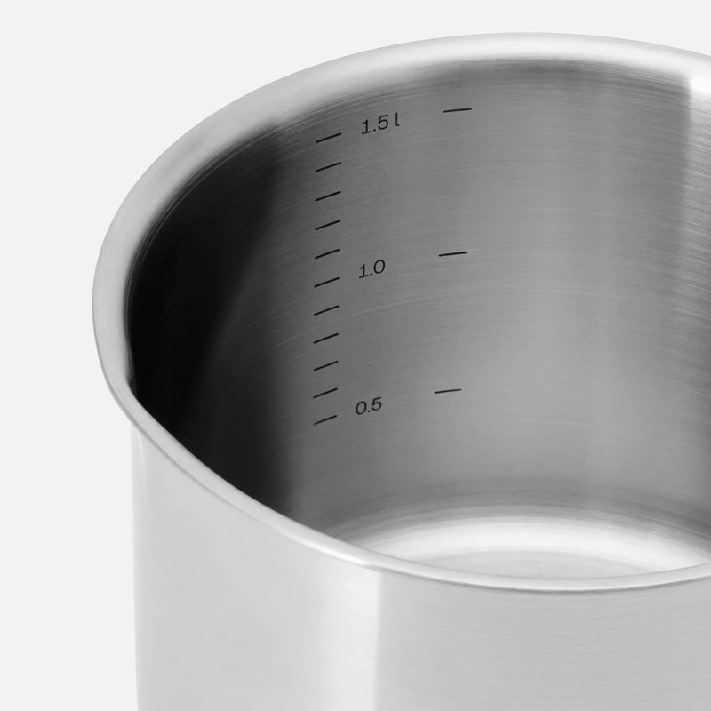 Mliekovar Solo, ø 14 cm (1,5 l) - Nerezový beznitový mliekovar z viacvrstvovej nerezovej ocele