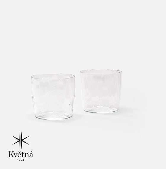 Súprava 2 pohárov z fúkaného skla FABINI & Tomáš Kučera, 200 ml, priehľadná