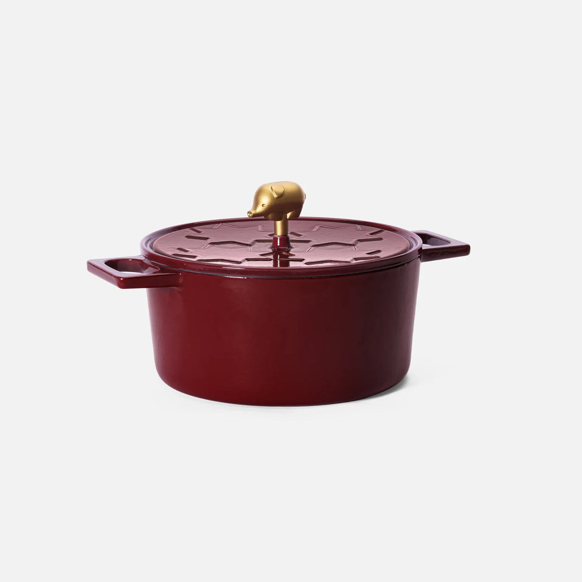Vianočný kastról Mattia 3.0 Standard, ø 26 cm (5,5 l) - Smaltovaný liatinový kastról s pokrievkou, vínový