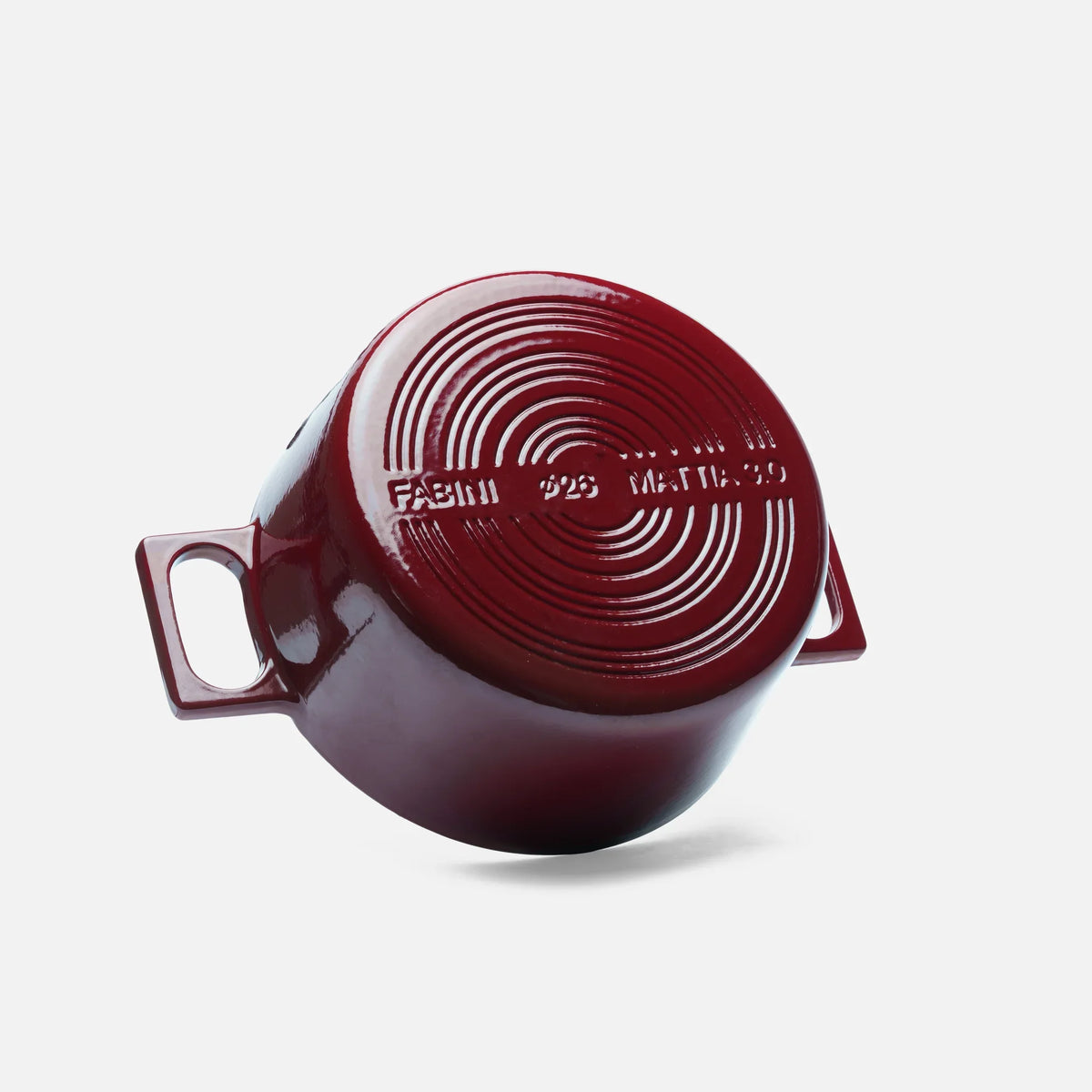 Vianočný kastról Mattia 3.0 Standard, ø 26 cm (5,5 l) - Smaltovaný liatinový kastról s pokrievkou, vínový