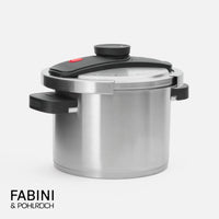 Tlakový hrniec FABINI & Pohlreich, ø 22 cm (6 l) - Nerezový tlakový hrniec